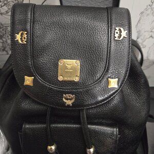 Vintage MCM leather backpack. Original